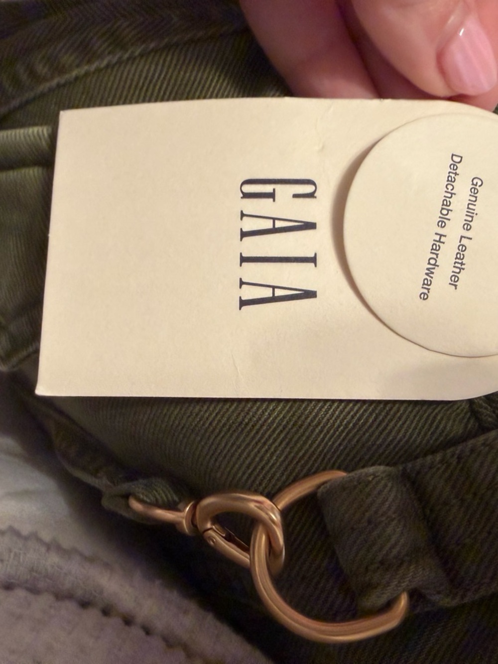 cult gaia Olive Cargo Wide-Leg Jeans - Picture 5 of 6